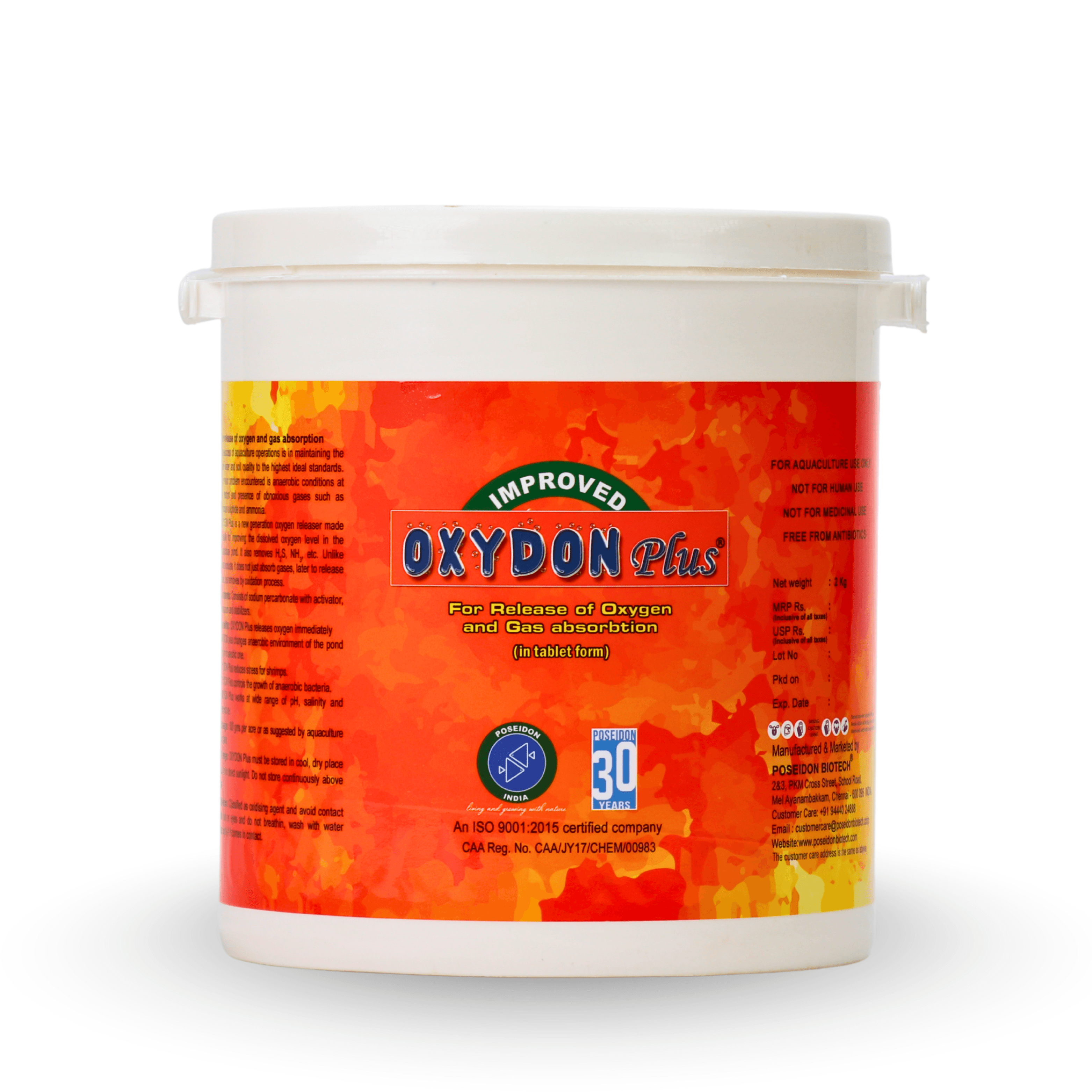 Oxydon Plus — CAA Certificate